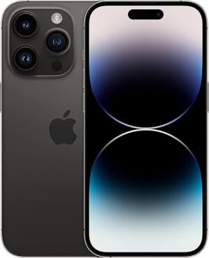 Apple iPhone 14 Pro, 128 Go, Espace Noir (Reconditionné)