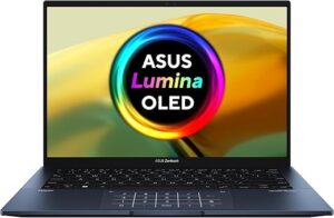 ASUS Zenbook 14 OLED UX3402VA-KM553W Ordinateur Portable Ecran 14'' 2,8K OLED (Intel Core i9 13900H, 16Go RAM, 1TB SSD, Iris X Graphics) Windows 11 Clavier rétroéclairé AZERTY...