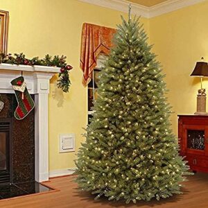HODAGES Sapin de Noël Artificiel à charnière en épicéa pré-lit avec Support Pliable de lumières Blanches Chaudes, Arbre de Noël en PVC écologique pour la décoration de Bureau à...